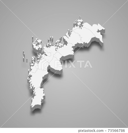 3d isometric map of Ostrobothnia is a region of Finland 3d isometric map of Ostrobothnia is a region of Finland 73566786