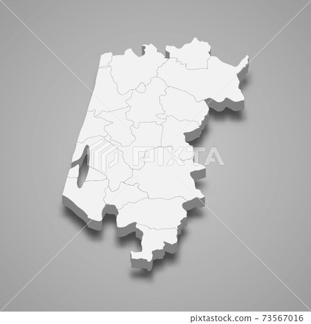 3d isometric map of Aveiro is a district of Portugal 3d isometric map of Aveiro is a district of Portugal 73567016