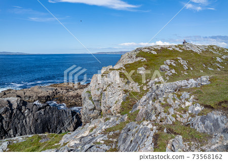 The coastline at Dawros in County Donegal - Ireland 73568162