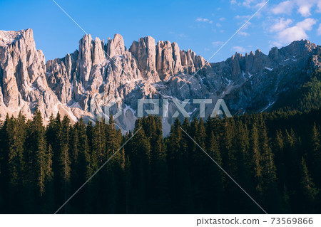 scenery and breathtaking dolomites mountains peaks panorama scenery and breathtaking dolomites mountains peaks panorama 73569866