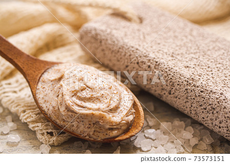 Scrub agent and pumice stone keratin care image material 73573151