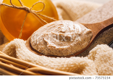 Scrub agent and pumice stone keratin care image material Scrub agent and pumice stone keratin care image material 73573154