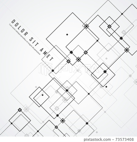 Vector connections with dots lines black white background Vector connections with dots lines black white background 73573408