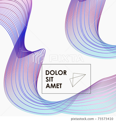 Colorful smooth lines on background. Futuristic wallpaper. Futuristic design brochure. Line pattern. Layout template Colorful smooth lines on background. Futuristic wallpaper. Futuristic design brochure. Line pattern. Layout template 73573410