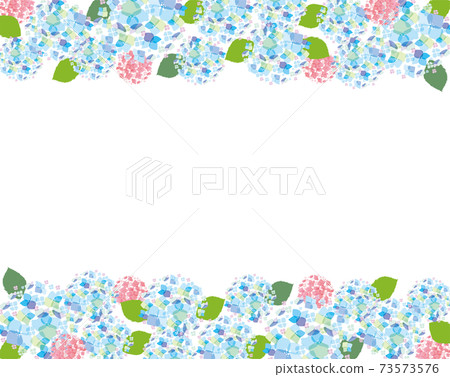 七彩繡球花框架圖卡 73573576