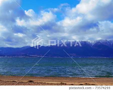 Lake Biwa seen from Moriyama City, Shiga Prefecture Lake Biwa seen from Moriyama City, Shiga Prefecture 73574293
