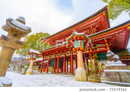 雪大正府天滿宮神社福岡縣大正府市 73574562