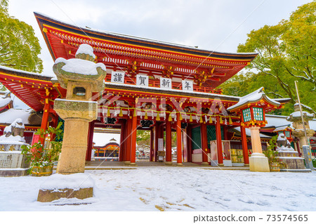 雪大正府天滿宮神社福岡縣大正府市 73574565