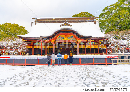 Snow Dazaifu Tenmangu Shrine Dazaifu City, Fukuoka Prefecture 73574575