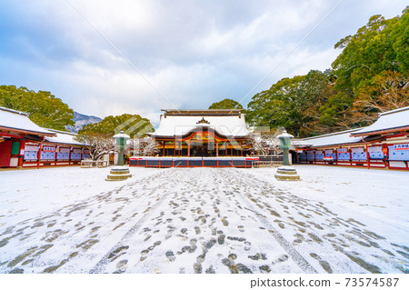 雪大正府天滿宮神社福岡縣大正府市 雪大正府天滿宮神社福岡縣大正府市 73574587