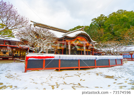 雪大正府天滿宮神社福岡縣大正府市 雪大正府天滿宮神社福岡縣大正府市 73574596