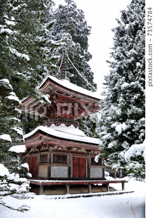 Kagami Sanjoin的寶塔雪景 Kagami Sanjoin的寶塔雪景 73574784