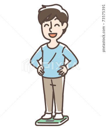 Men who care about their weight 73575391