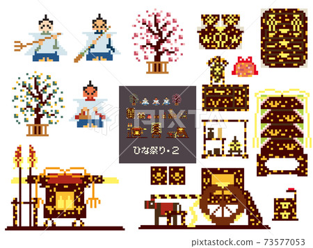 Material illustration of Hinamatsuri ・ 2 73577053