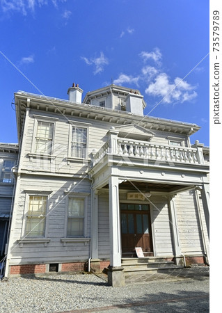 Arisugawanomiya Okinajima villa "Tenkyokaku" front Arisugawanomiya Okinajima villa "Tenkyokaku" front 73579789