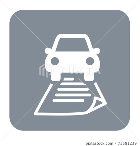 Car document icon 73581239