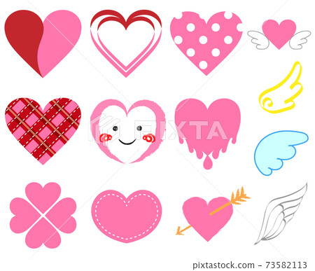 心和羽毛材料集 73582113