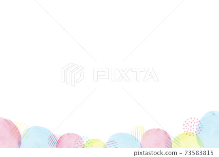Cute watercolor pastel background material Cute watercolor pastel background material 73583815