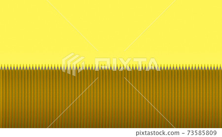 Pattern of dark yellow pencils. Pattern of dark yellow pencils. 73585809