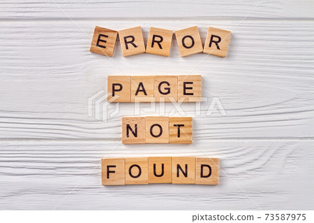 Error on website page. Error on website page. 73587975