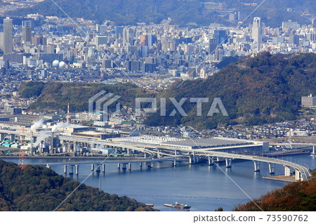 Egesan view Hiroshima city Egesan view Hiroshima city 73590762