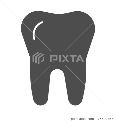 Tooth solid icon, dental care concept, clean healthy teeth sign on white background, tooth icon in glyph style for mobile concept and web design. Vector graphics. Tooth solid icon, dental care concept, clean healthy teeth sign on white background, tooth icon in glyph style for mobile concept and web design. Vector graphics. 73590767