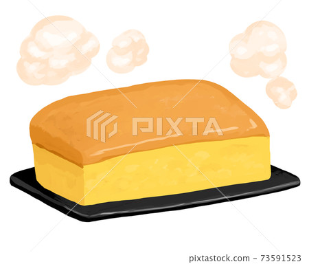 Trendy trend gourmet Taiwan castella freshly baked iron plate steam 73591523