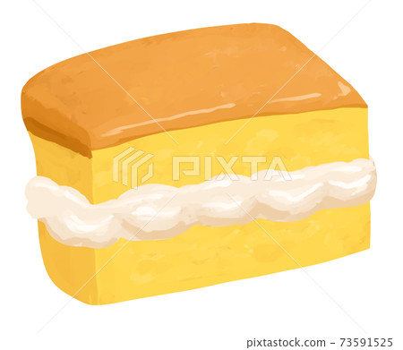 Trendy trend gourmet Taiwan castella cream sandwich 73591525