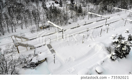 JR函館本線伊野站(2021年1月拍攝) JR函館本線伊野站(2021年1月拍攝) 73592021