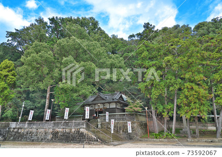 [熊野山莊神社]和歌山縣西區郡白濱町 73592067