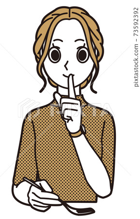 一個不說話就吃飯的女人 73592392