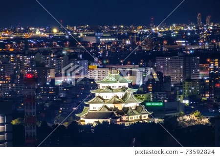 名古屋城堡夜景 73592824