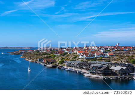 View to the city Smoegen in Sweden View to the city Smoegen in Sweden 73593080