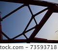 Arched steel bridge 73593718