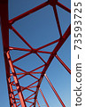 Arched steel bridge 73593725