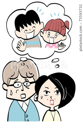 想到孫子的祖父母 想到孫子的祖父母 73593732