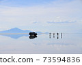 Mirror in the sky Uyuni salt lake 73594836