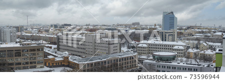 winter roofs in the city of Minsk winter roofs in the city of Minsk 73596944