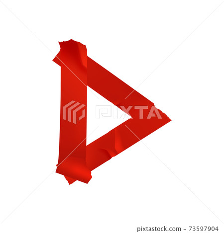 Red Sticky Tape 73597904