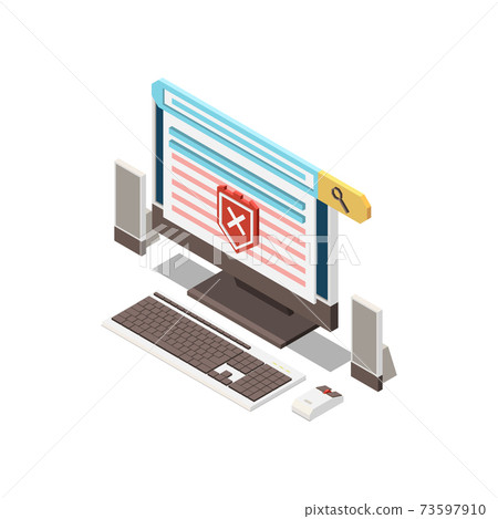 Digital Control Concept - Stock Illustration [73597910] - PIXTA