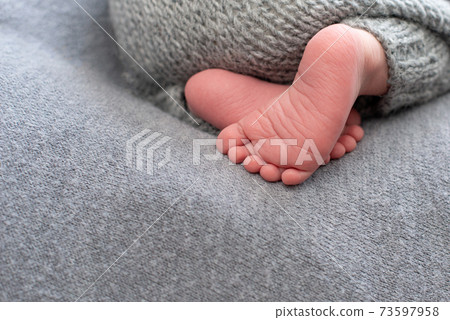 Newborn baby feet. Motherhood concept. Mother day. Newborn baby feet. Motherhood concept. Mother day. 73597958