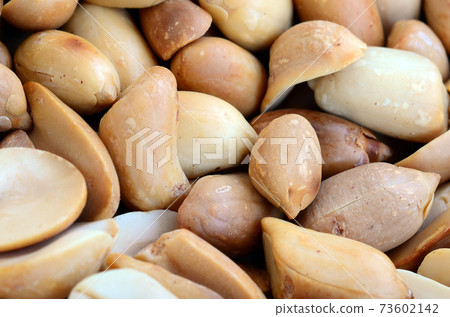 Peanut. A lot of small yellow nuts without peel. Background texture Peanut. A lot of small yellow nuts without peel. Background texture 73602142