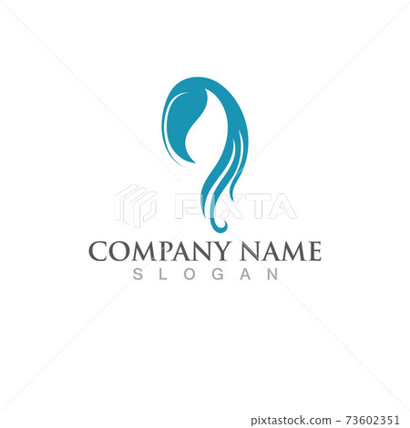 Hair logo icon vector illustration design image Hair logo icon vector illustration design image 73602351