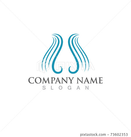 Hair logo icon vector illustration design image Hair logo icon vector illustration design image 73602353