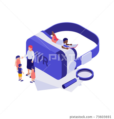 Isometric Education Concept Isometric Education Concept 73603691