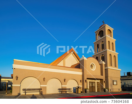 Afternoon sunny view of the St Peter the Apostle Afternoon sunny view of the St Peter the Apostle 73604168