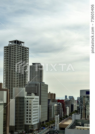 Buildings in central Kobe Sannomiya 73605406