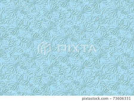 Blue A4 Flower texture Background. 73606331