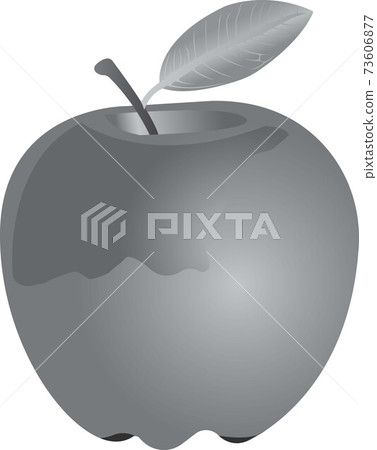 Red Apple. Vector illustration isolated on white background. Red Apple. Vector illustration isolated on white background. 73606877