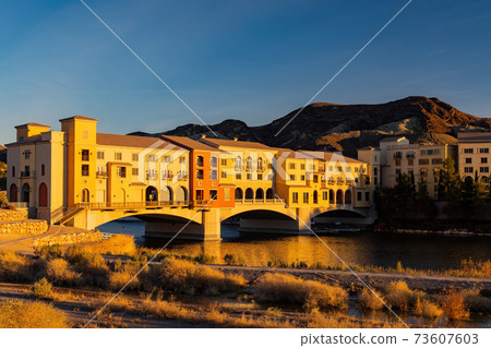 Afternoon view of the beautiful scenery around - Stock Afternoon view of the beautiful scenery around - Stock